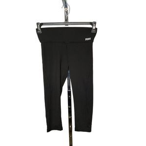 VICTORIA'S Secret PINK Yoga XS Black Leggings Womens